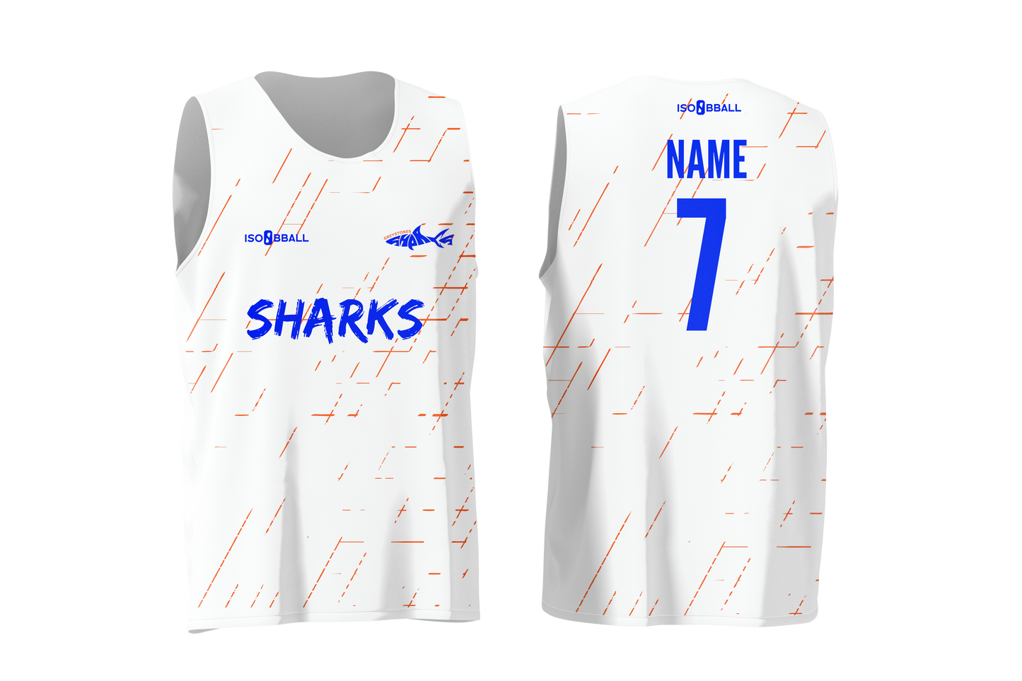 Greystones Sharks Reversible Training Bib
