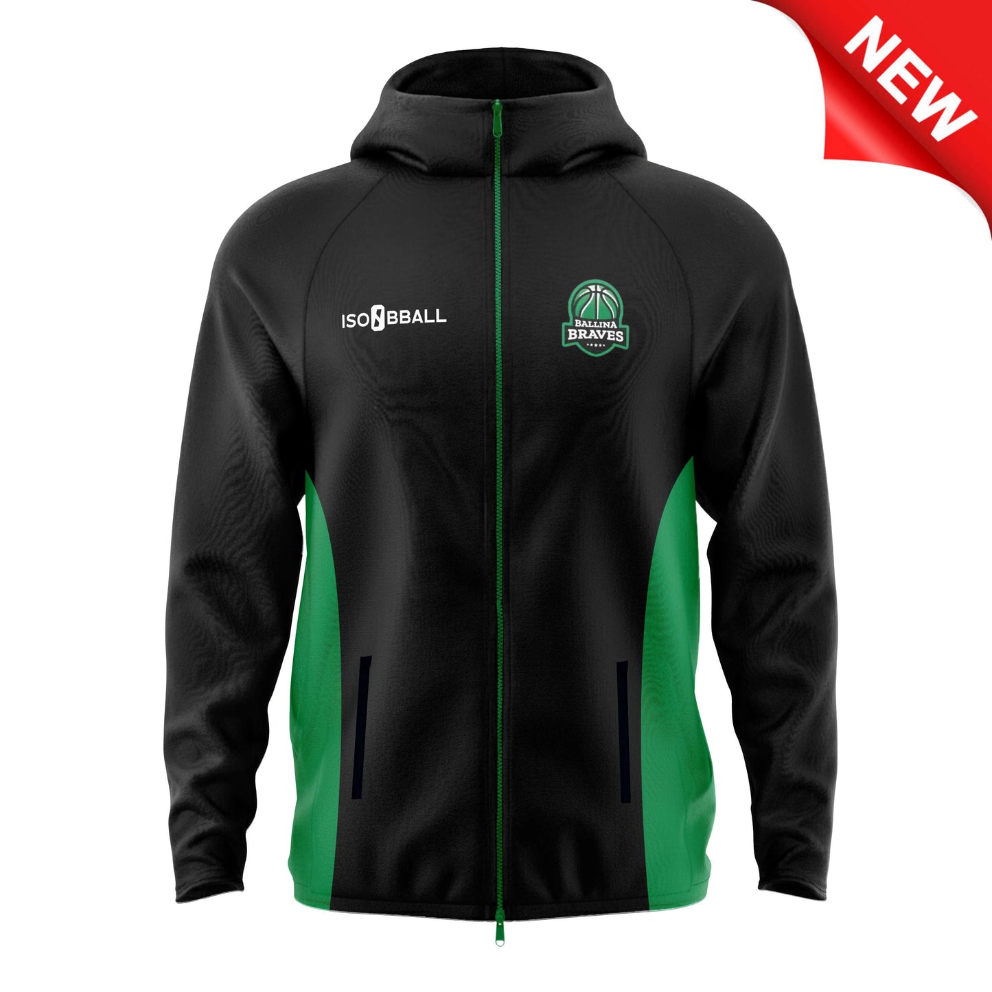 Ballina Braves Full Zip Snood Hoodie