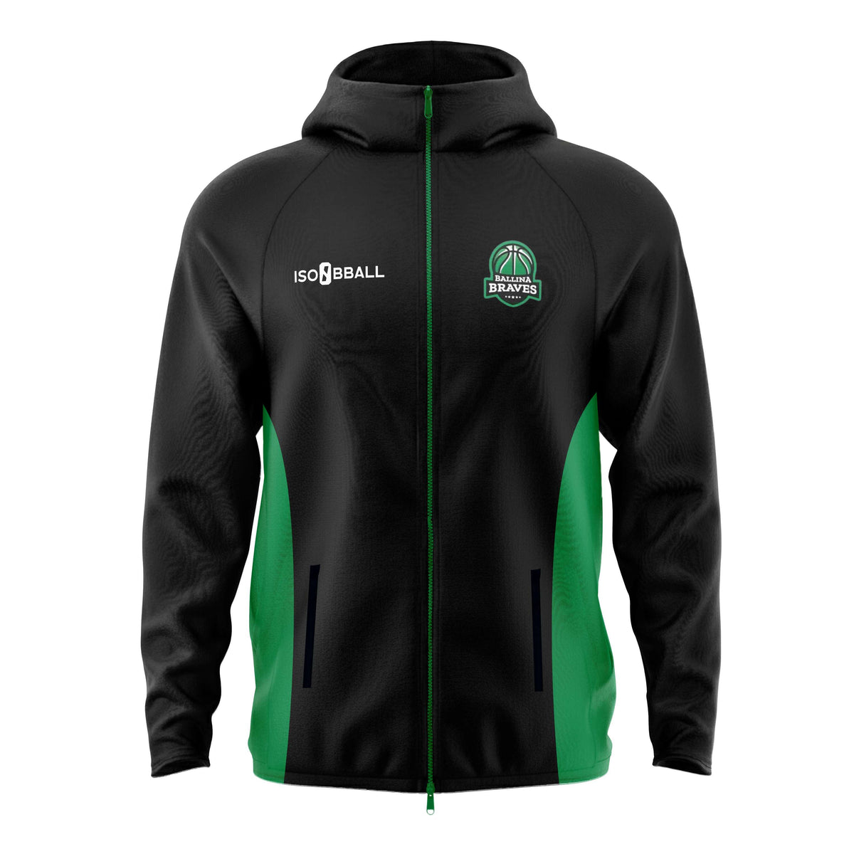 Ballina Braves Full Zip Snood Hoodie