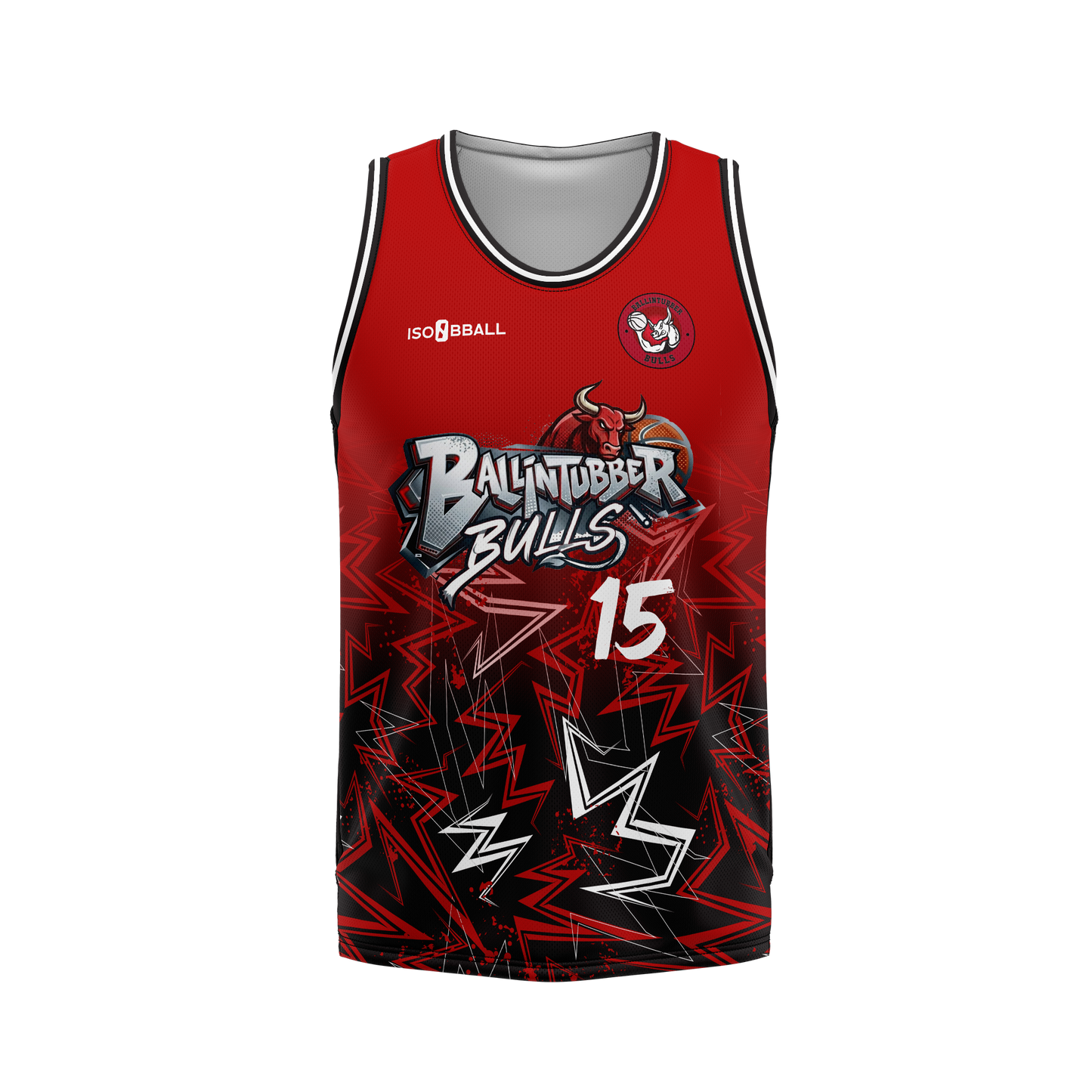Ballintubber Bulls Training Jersey Red