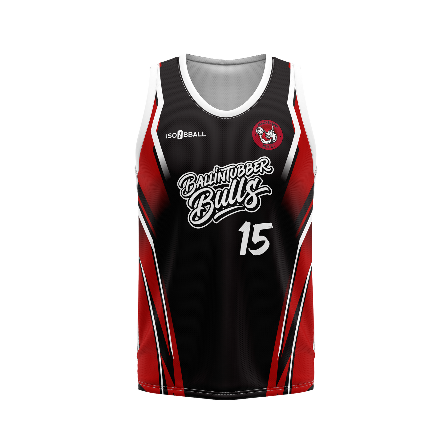 Ballintubber Bulls Training Jersey Black