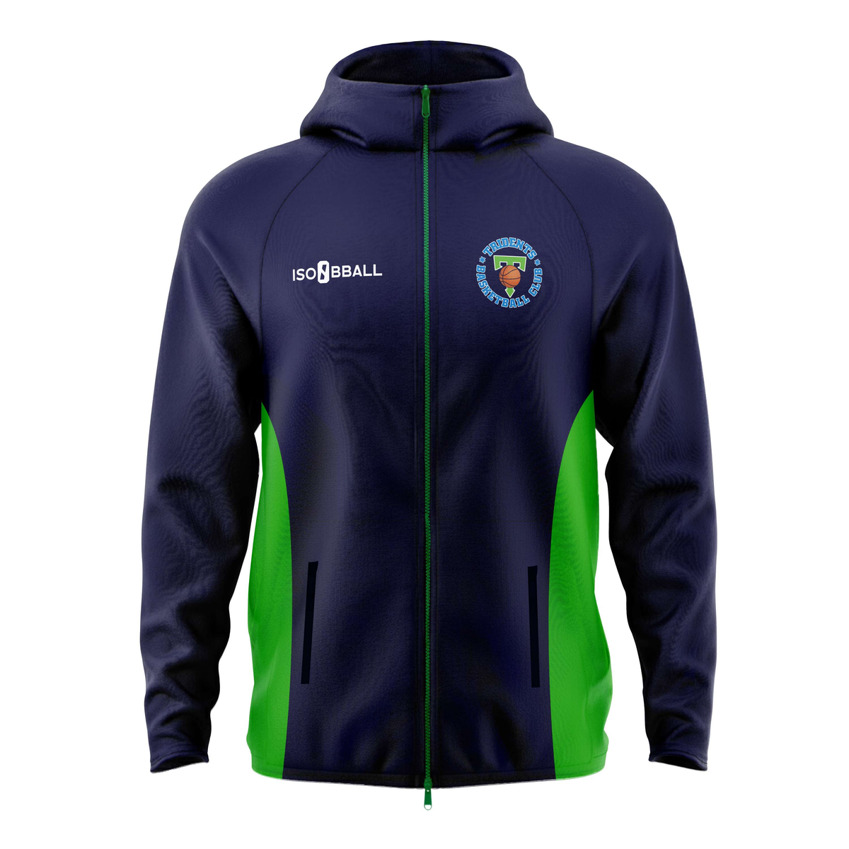 Tridents Full Zip Snood Hoodie